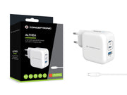 Conceptronic ALTHEA17W mobilladdare Universal Vit AC Snabb laddning inomhus