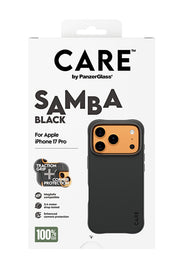 PanzerGlass CARE by Samba Case Black w. MagSafe iPhone 17 Pro