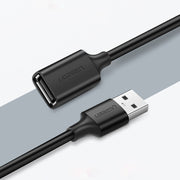 Ugreen US103 USB-kablar USB 2.0 3 m USB A 0,48 Gbit/s Svart