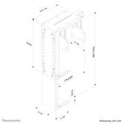 Neomounts CPU-D100BLACK CPU-hållare Bordsmonterad CPU-hållare Svart