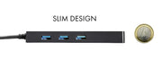 i-tec Advance C31GL3SLIM drive bay-paneler Svart