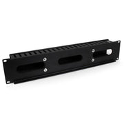 StarTech.com 2U horisontell kanalpanel för kabelhantering med fingrar och lock
