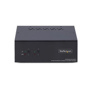 StarTech.com KVM-switch med 2 portar för dubbla bildskärmar DisplayPort och HDMI