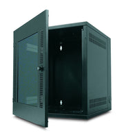 APC NetShelter WX Wall-Mount Enclosure 13U Glass Door Black Väggmonterad rack Svart