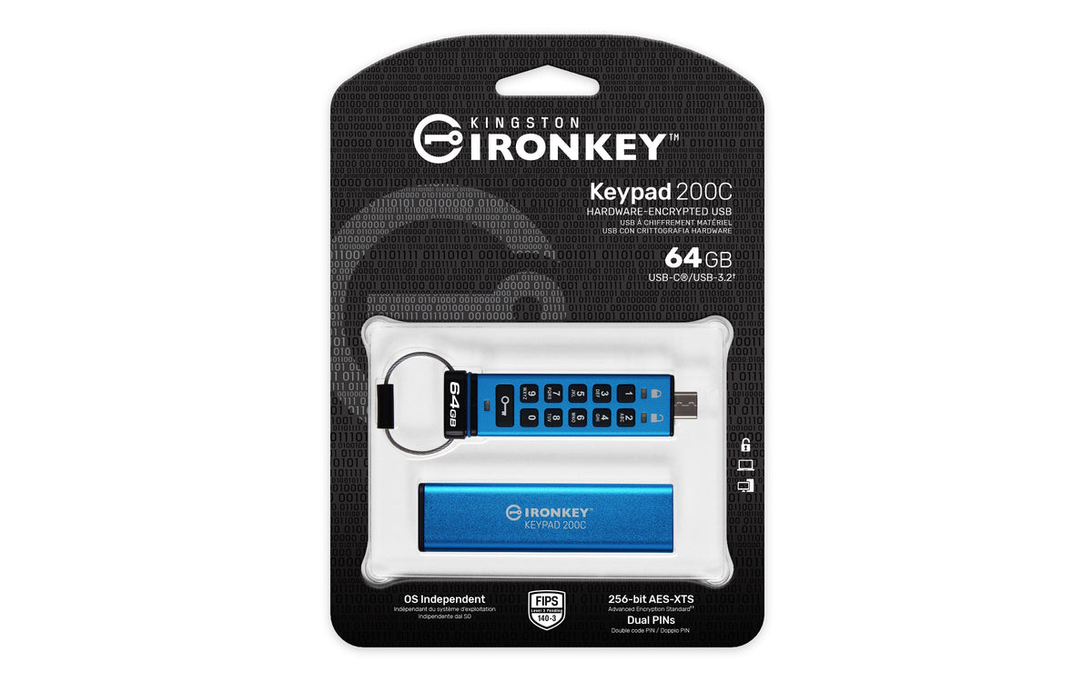 Kingston Technology IronKey Keypad 200 USB-sticka, bild 3
