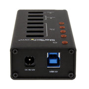 StarTech.com USB 3.0-hubb med 4 portar plus 3 dedicerade USB-laddningsportar (2x 1A