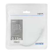 LogiLink CUA0103 kabelomvandlare (hane/hona) USB 3.2 Gen1 Type-C HDMI-A Svart