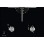 Electrolux EGC3322NVK Svart Inbyggd Gas 2 zone(s)