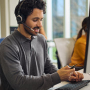 HP Poly Mission 615 trådat USB-monoheadset