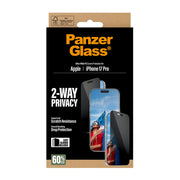 PanzerGlass 2-Way Privacy Screen Protector iPhone 17 Pro