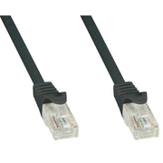 Techly ICOC CCA5U-0025-BKT nätverkskablar Svart 0,25 m Cat5e U/UTP (UTP)