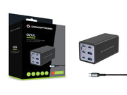 Conceptronic OZUL06BE mobilladdare Universal Svart AC Snabb laddning inomhus