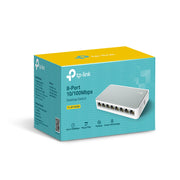 TP-Link TL-SF1008D nätverksswitchar Ohanterad Fast Ethernet (10/100) Vit