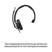 HP Poly Mission 815 trådat USB-monoheadset