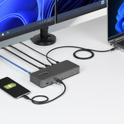 StarTech.com USB-C-dockningsstation för två skärmar