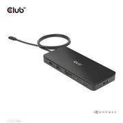 CLUB3D CSV-1581 dockningsstationer för bärbara datorer Dockning Thunderbolt 4 Svart