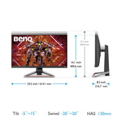 BenQ 9H.LKTLA.TBE - 27" - 4K