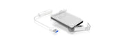 ICY BOX IB-AC703-U3 HDD- / SSD kabinett Vit 2.5"
