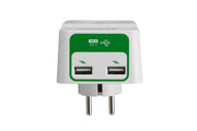 APC PM1WU2-GR överspänningsskydd Vit 1 AC-utgångar 230 V