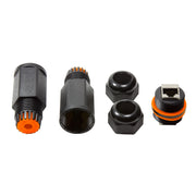 LogiLink NP0081 kabelkontakter 2x RJ45 Svart