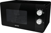 Gorenje MO20E1B Svart Enbart mikrovågsugn Bänkdiskmaskin 20 l 800 W