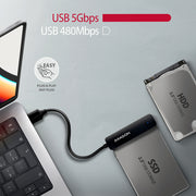Axagon ADSA-FP2A nätverkskort/adapters SATA