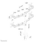 Neomounts FPMA-D935D4 fäste och ställ till bildskärm