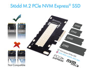ICY BOX IB-PCI214M2-HSL nätverkskort/adapters Intern M.2