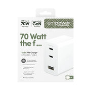 PanzerGlass empower by Turbo 70W Multiple Charger incl. 2 x USB-C + USB-A