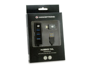Conceptronic HUBBIES04B gränssnittshubbar USB 3.2 Gen 1 (3.1 Gen 1) Type-A 5000