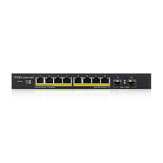 Zyxel GS1900-10HP hanterad L2 Gigabit Ethernet (10/100/1000) Strömförsörjning via