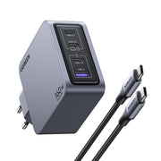 Ugreen Nexode Pro 160W GaN Charger with USB-C Cable Universal Svart
