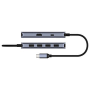 Cudy UH500 dockningsstationer för bärbara datorer USB 3.2 Gen 1 (3.1 Gen 1) Type-C