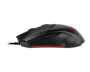 MSI Clutch GM08 datormöss Spela Ambidextrous USB Type-A Optisk 4200 DPI
