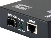 LevelOne GVT-0500 mediakonverterare för nätverk 10000 Mbit/s Svart - 1x10G