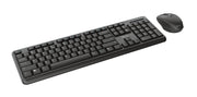 Trust TKM-350 tangentbord Mus inkluderad Kontor RF Trådlös QWERTZ tyska Svart