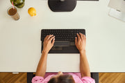 Contour Design SliderMouse Pro Slim handledsstöd i veganskt läder trådlös
