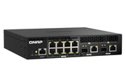 QNAP QSW-M2108R-2C nätverksswitchar hanterad L2 2.5G Ethernet (100/1000/2500)