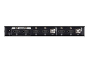 ATEN 2-portars USB 4K HDMI-switch för dubbla skärmar KVMP (kablar ingår)