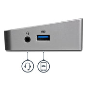 StarTech.com USB 3.0-dockningsstation för trippelskärmar