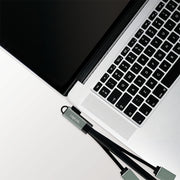 LogiLink UA0361 gränssnittshubbar USB 3.2 Gen 1 (3.1 Gen 1) Type-C 5000 Mbit/s Silver