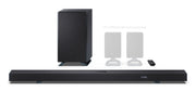 Sharp HT-SBW55121(BK) soundbar-högtalare Svart 5.1.2 kanaler 212 W