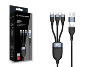 Conceptronic ETTA06B15C USB-kablar USB 2.0 1,5 m USB A/USB C 3 x USB C 0,48 Gbit/s