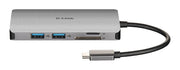D-Link DUB-M810 dockningsstationer för bärbara datorer Kabel USB 3.2 Gen 1 (3.1 Gen