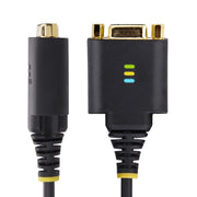 StarTech.com 1ft (30 cm) USB till Null Modem seriell adapterkabel