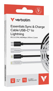 Verbatim 32392 belysningskabel 1 m Vit