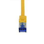 LogiLink C6A027S nätverkskablar Gul 0,5 m Cat6a S/FTP (S-STP)