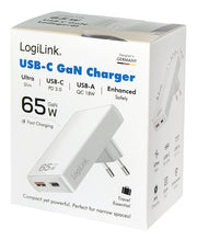 LogiLink PA0368 mobilladdare Universal Vit AC Snabb laddning inomhus