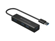 Conceptronic HUBBIES06B gränssnittshubbar USB 3.2 Gen 1 (3.1 Gen 1) Type-A 5000