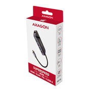 Axagon HMC-6GL dockningsstationer för bärbara datorer Kabel USB 3.2 Gen 1 (3.1 Gen